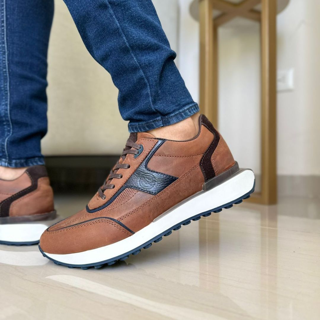 Zapato en Cuero Premium ref. B24 Miel
