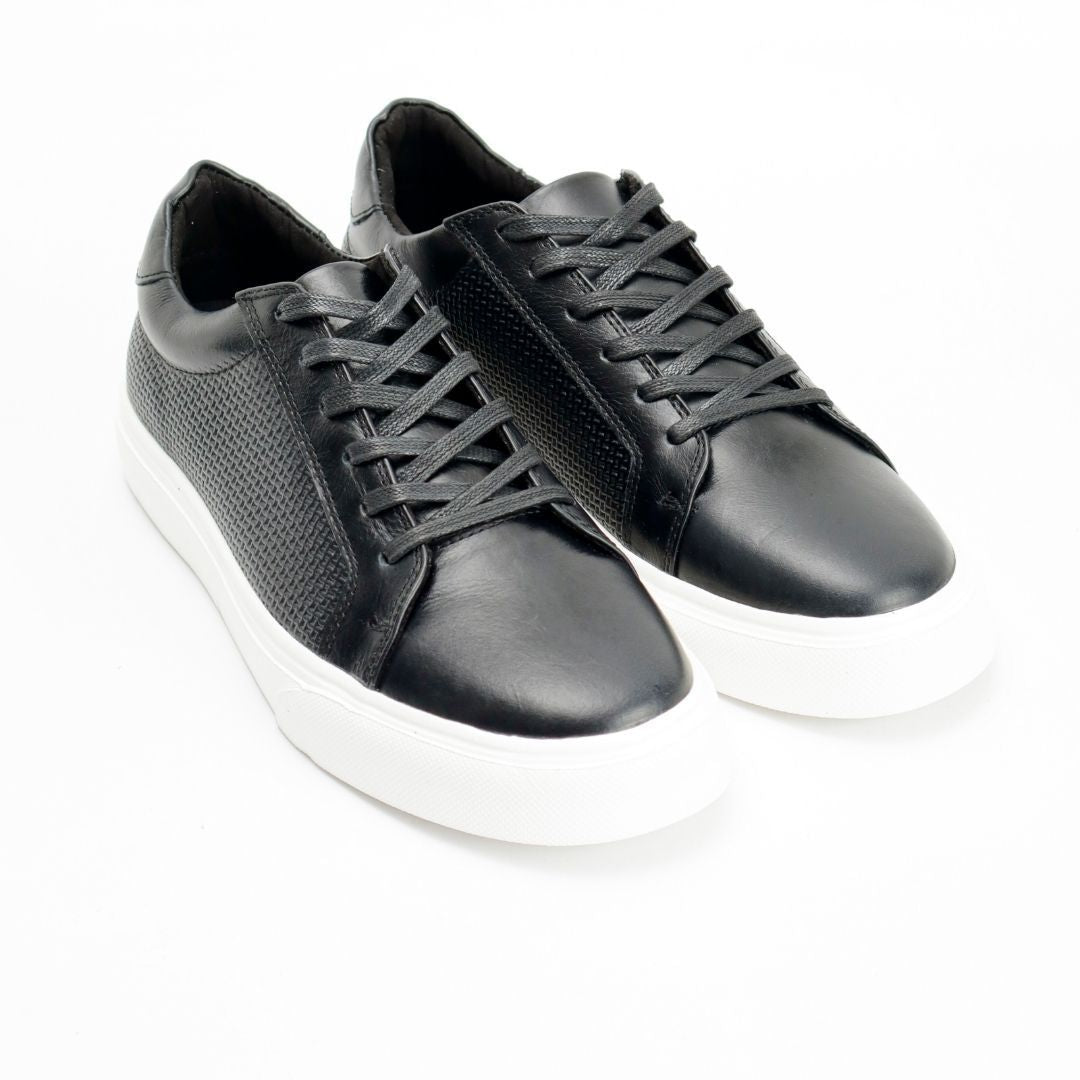 Zapato de Cuero 602 Color Negro para Hombre