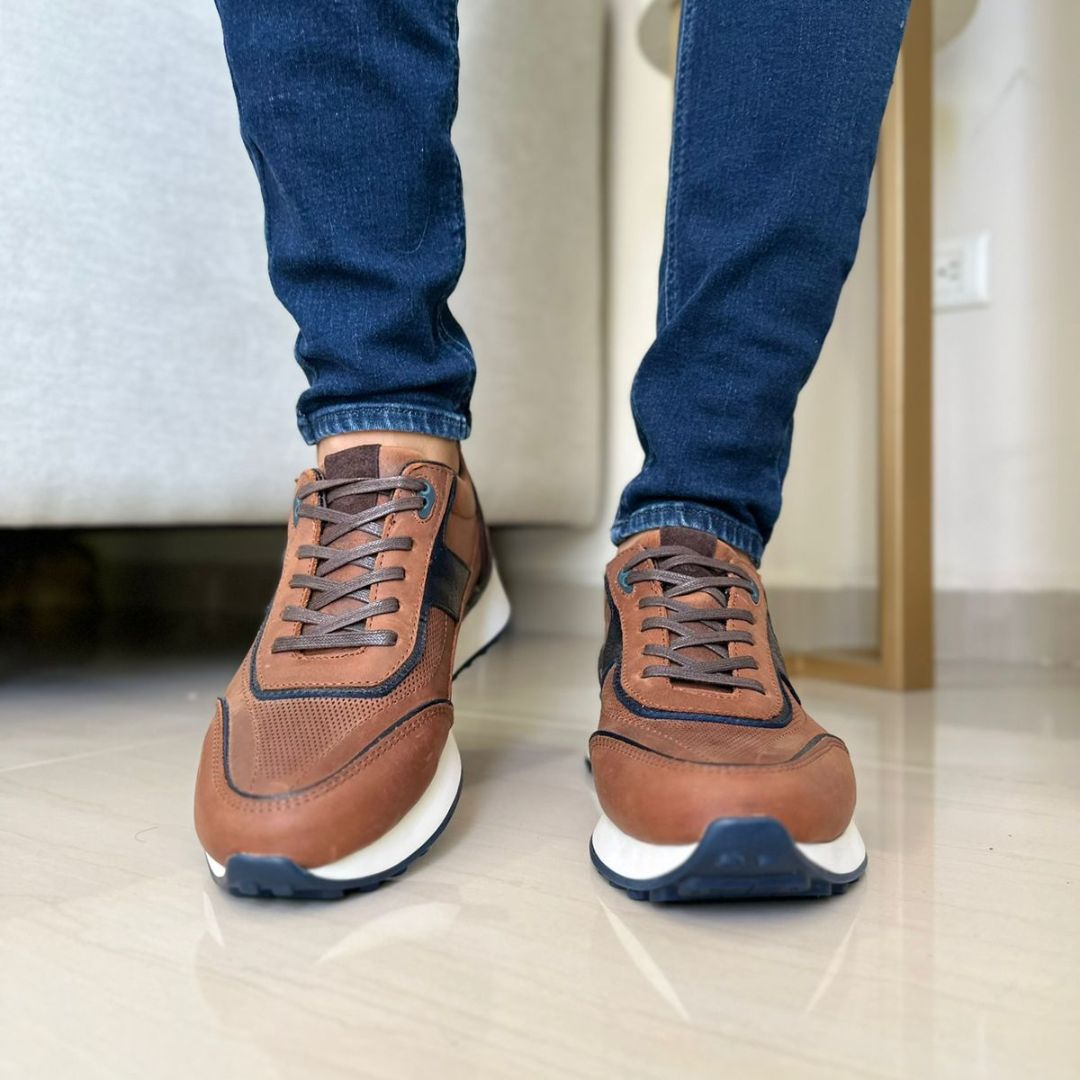 Zapato en Cuero Premium ref. B24 Miel