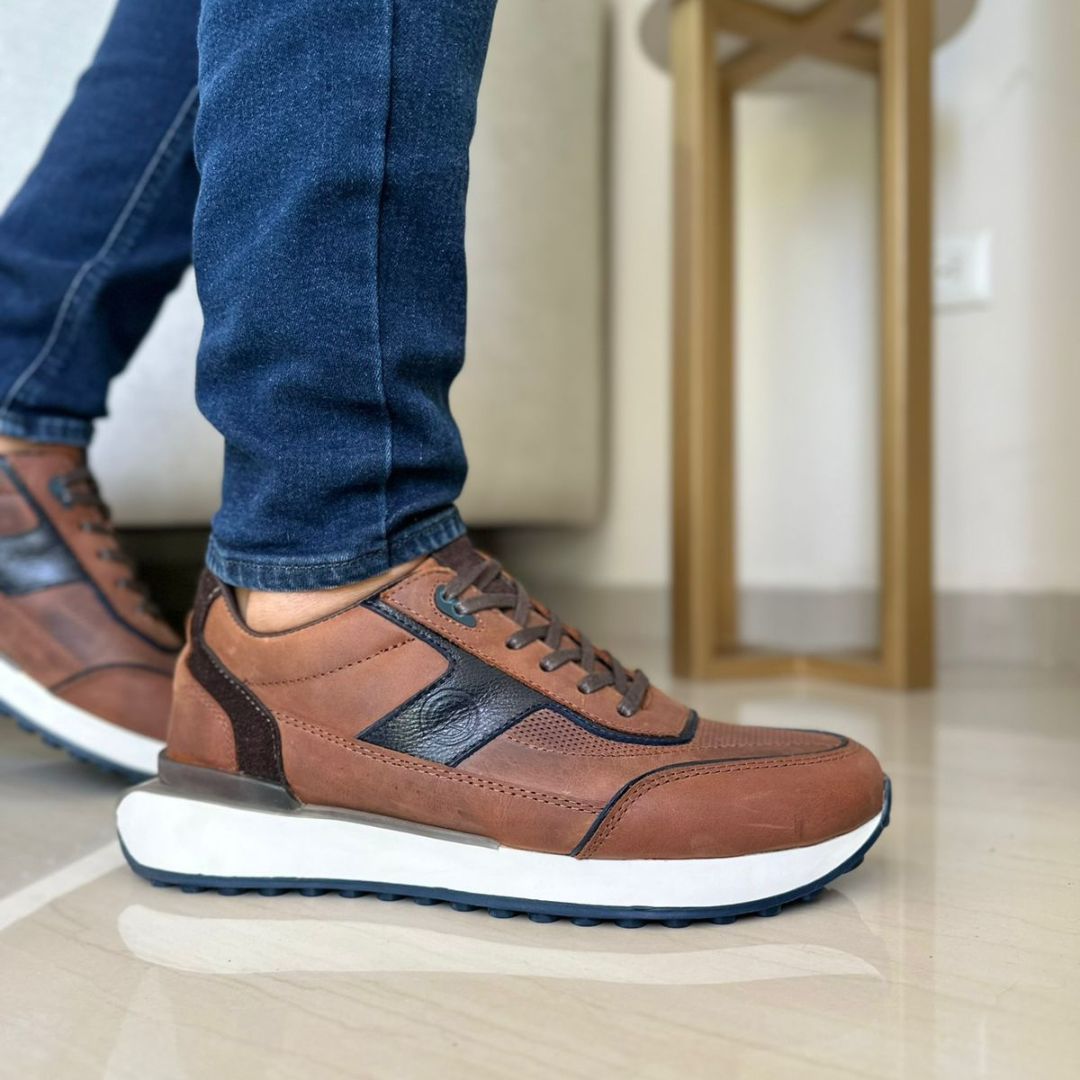 Zapato en Cuero Premium ref. B24 Miel