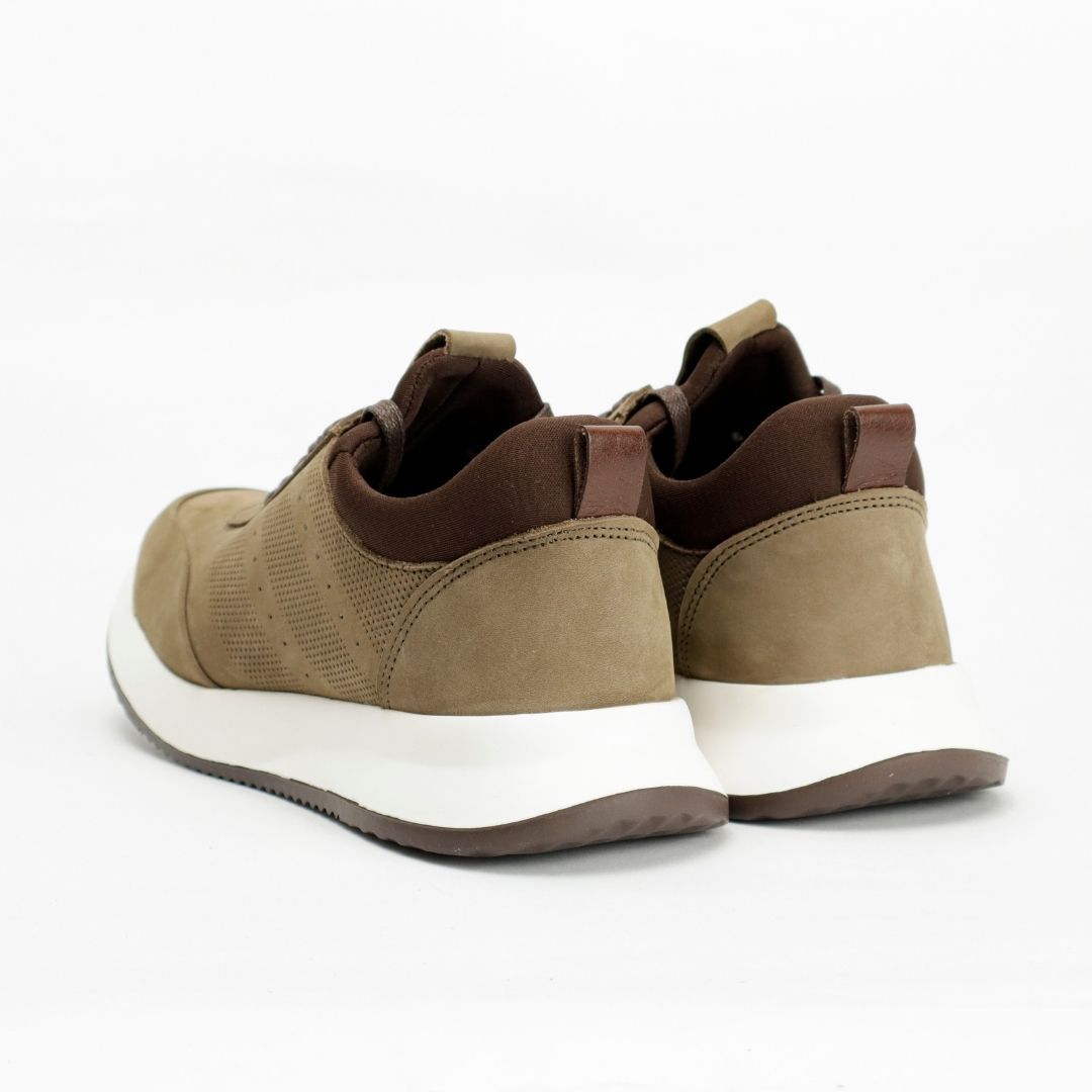 Zapato de Cuero 3216 color Ecru tipo media