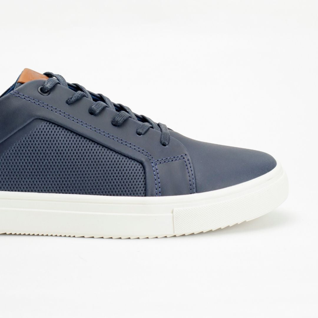 Zapato de Cuero 577 color Azul para Hombre