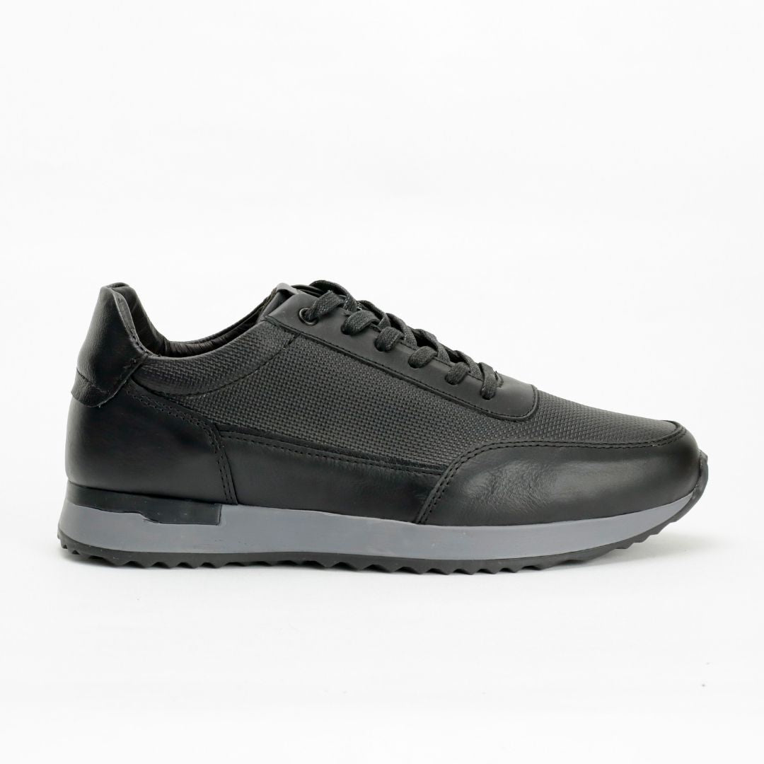 Zapato de Cuero 431 G color Negro para Hombre