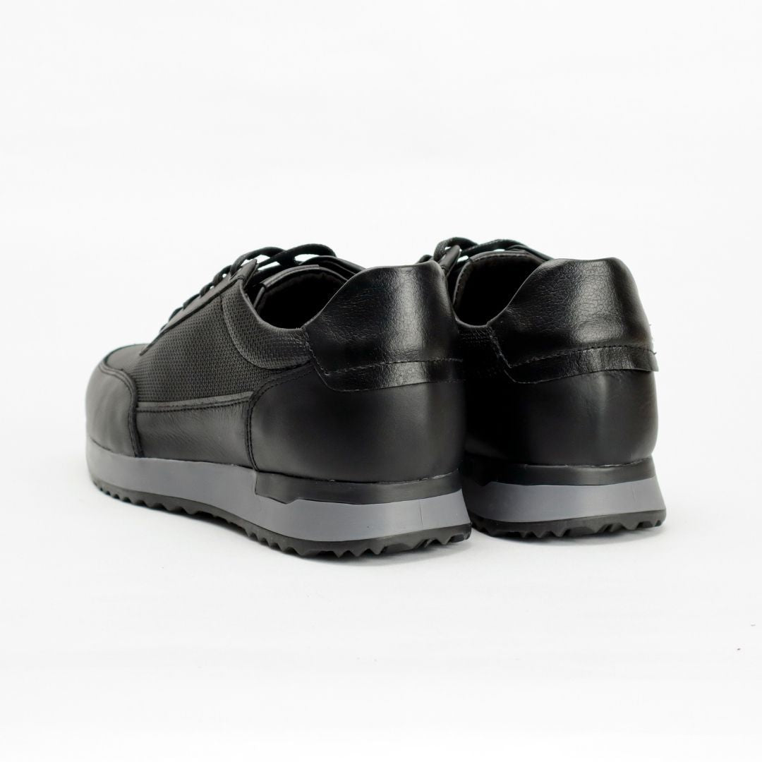 Zapato de Cuero 431 G color Negro para Hombre