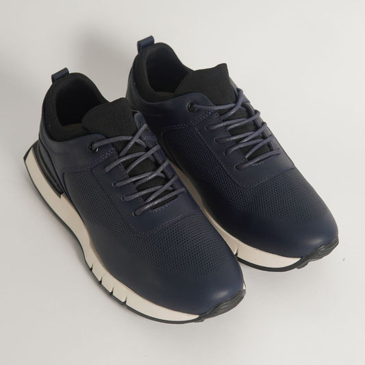 Zapato de Cuero B - 91 color Azul para Hombre