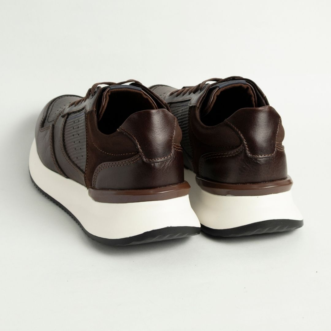 Zapato de Cuero D12 Café