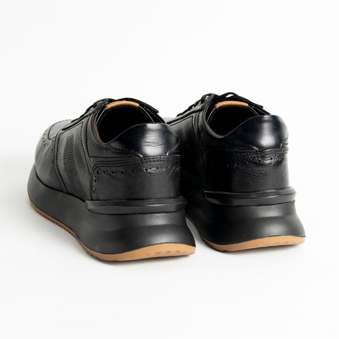 Zapato de Cuero D16 Negro