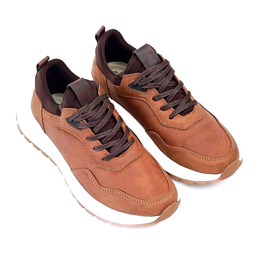 Zapato En Cuero Graso Color MIEL 3308