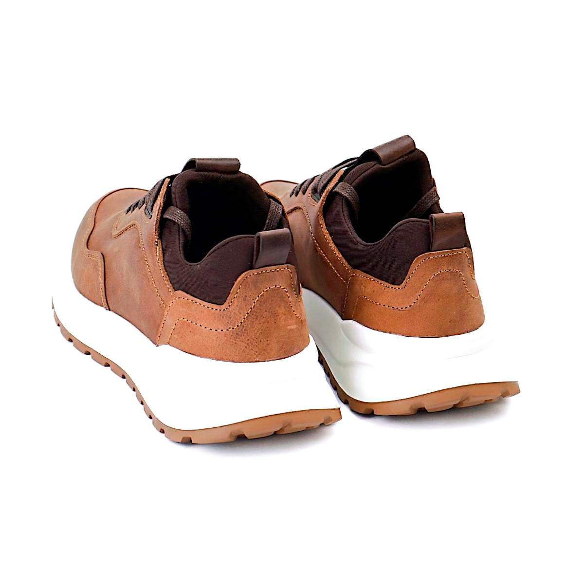 Zapato En Cuero Graso Color MIEL 3308