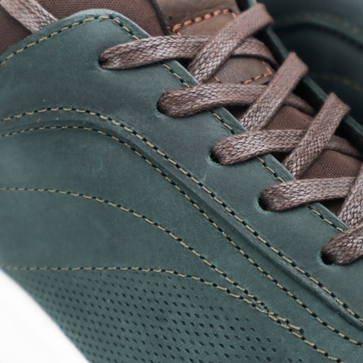 Zapato de Cuero 3050 color Verde para Hombre