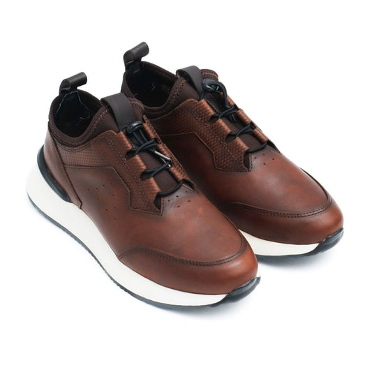 Zapato de Cuero 401 Color Coñac