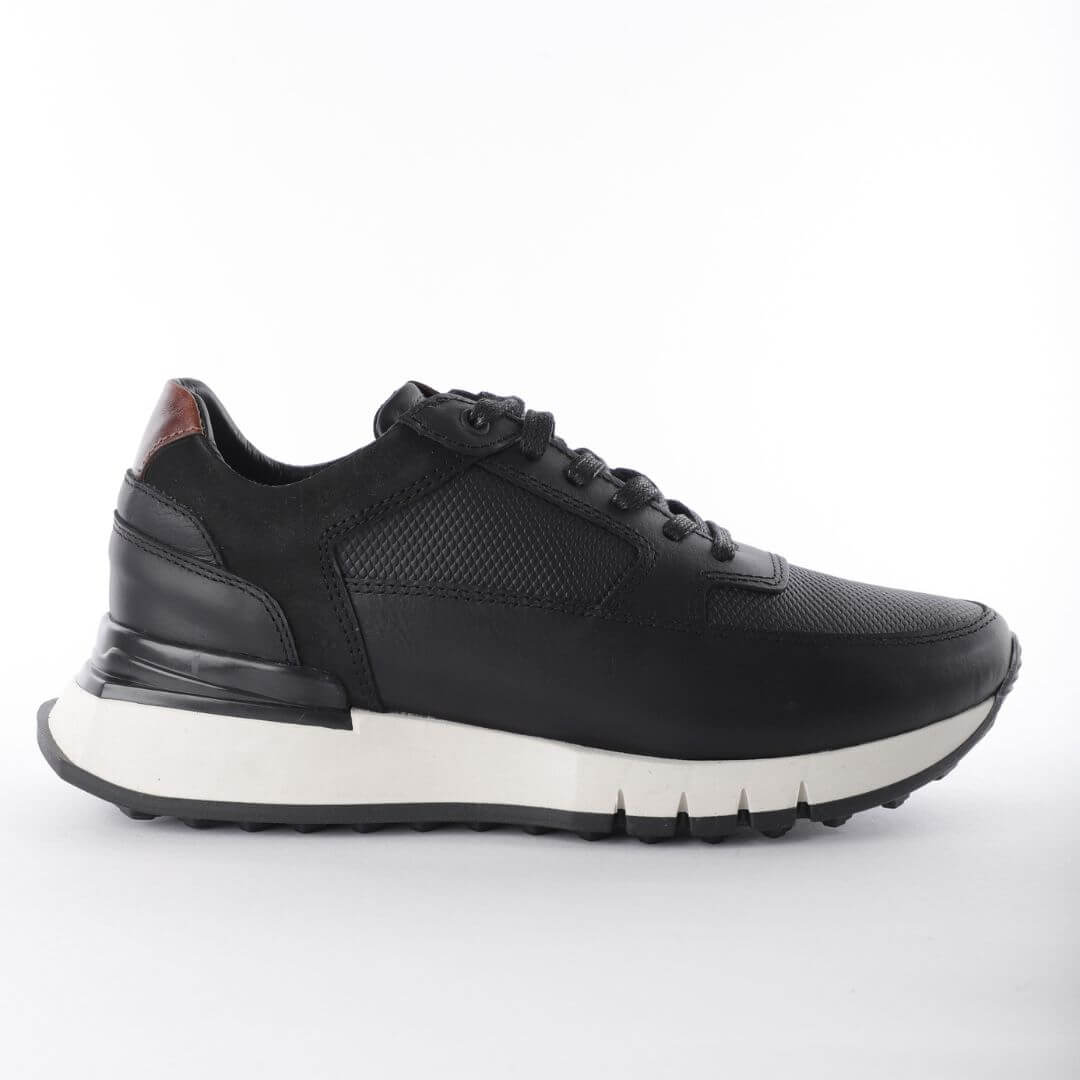 Zapato de Cuero Premium ref.600-A color Negro
