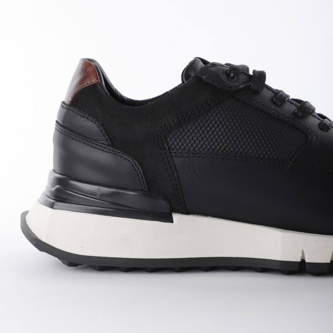 Zapato de Cuero Premium ref.600-A color Negro