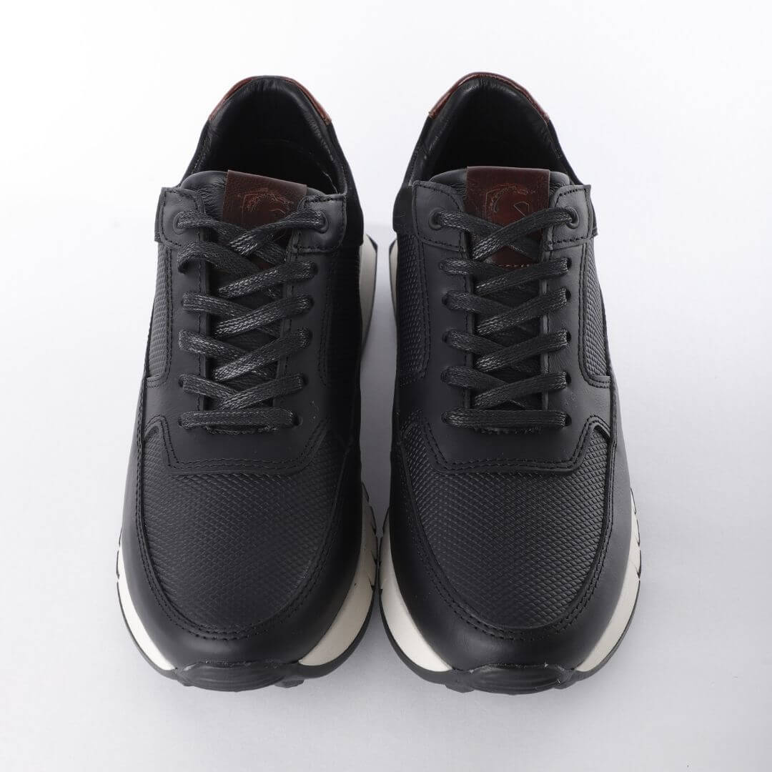 Zapato de Cuero Premium ref.600-A color Negro