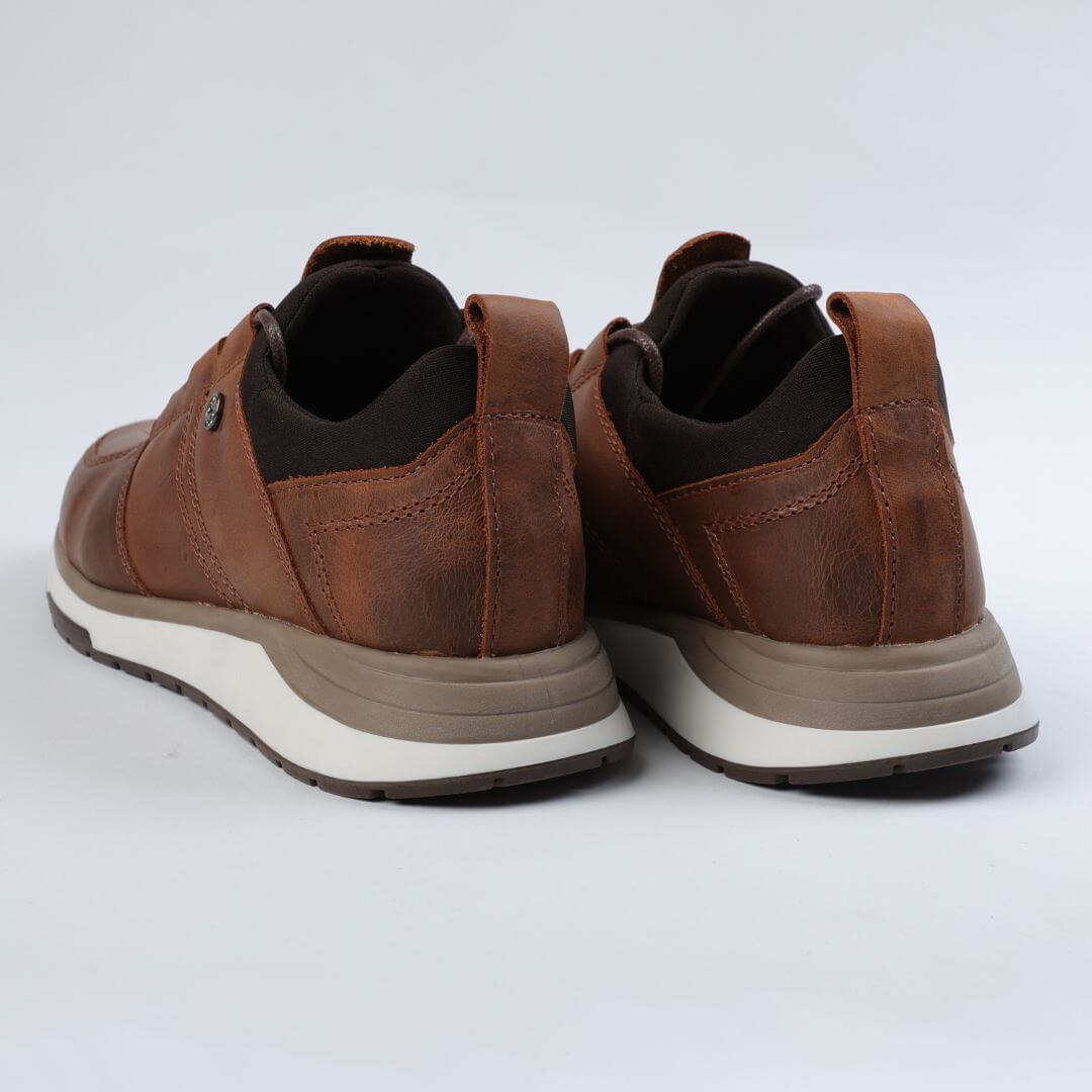 Zapato de Cuero 3123 color Café para