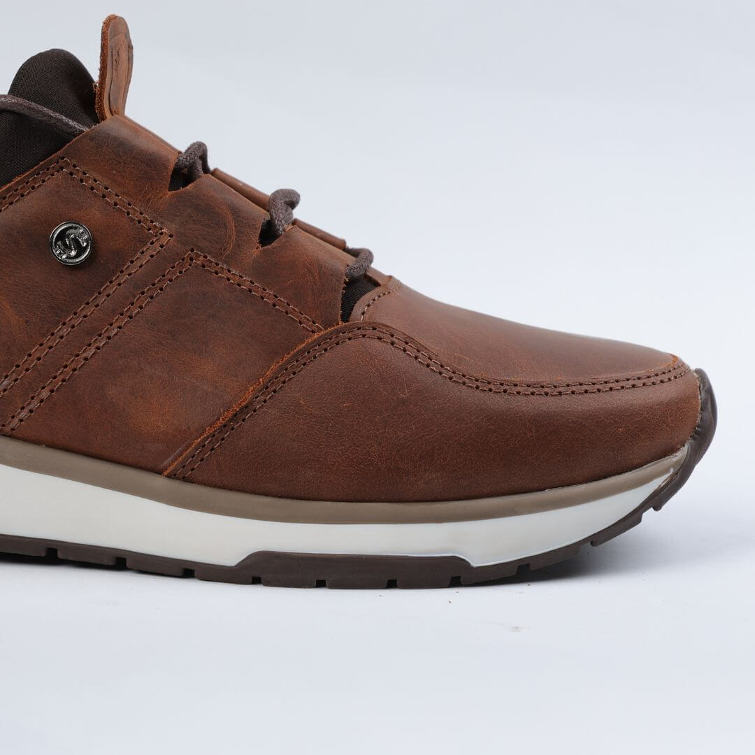 Zapato de Cuero 3123 color Café para