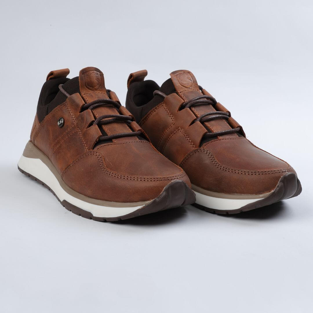 Zapato de Cuero 3123 color Café para