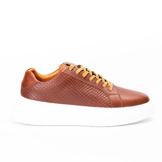 Zapato de Cuero 2026 Color Café Caramelo