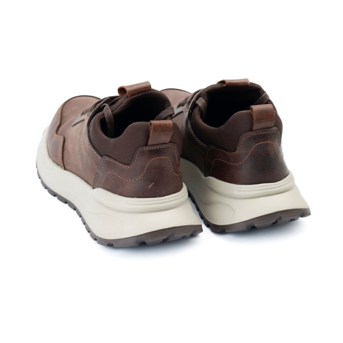 Zapato En Cuero Graso Color Moka 3308