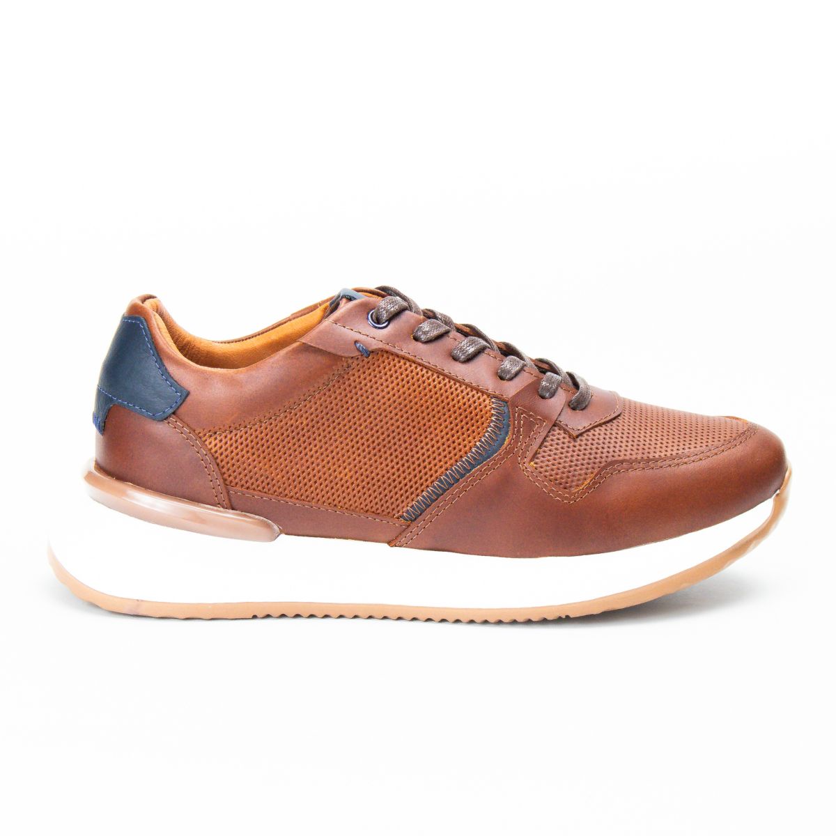 Zapato de Cuero 916 Color Miel Caramelo