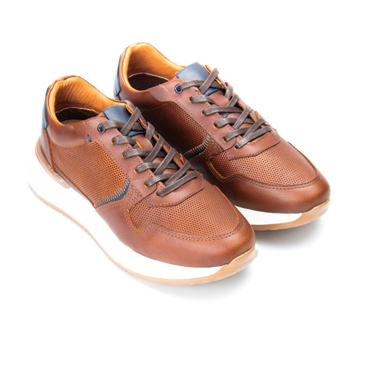 Zapato de Cuero 916 Color Miel Caramelo