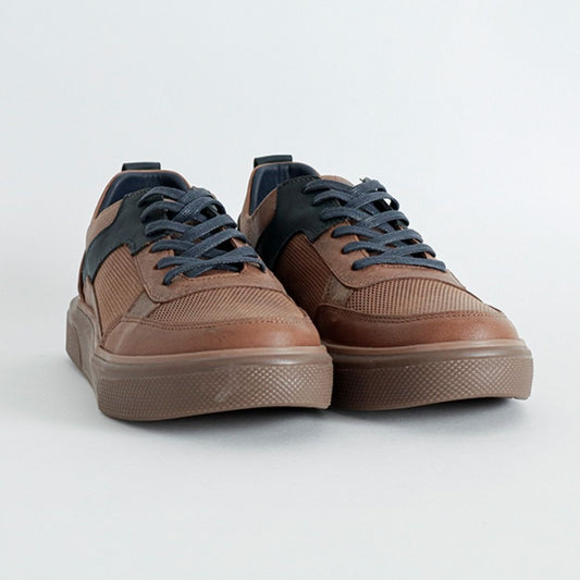 Zapato de Cuero 3218 color Cafe para Hombre