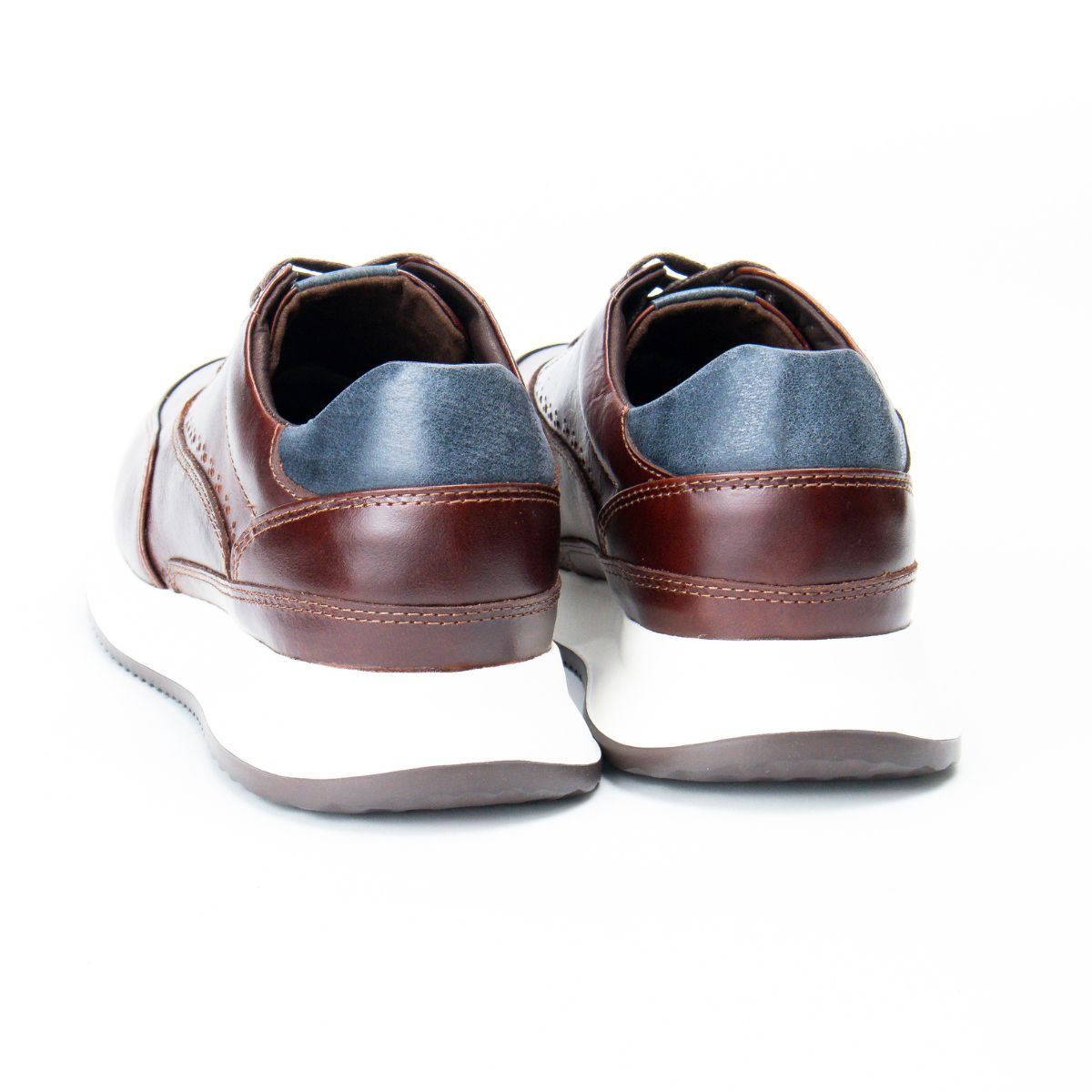 Zapato de Cuero 916 Color Vino Carmesí
