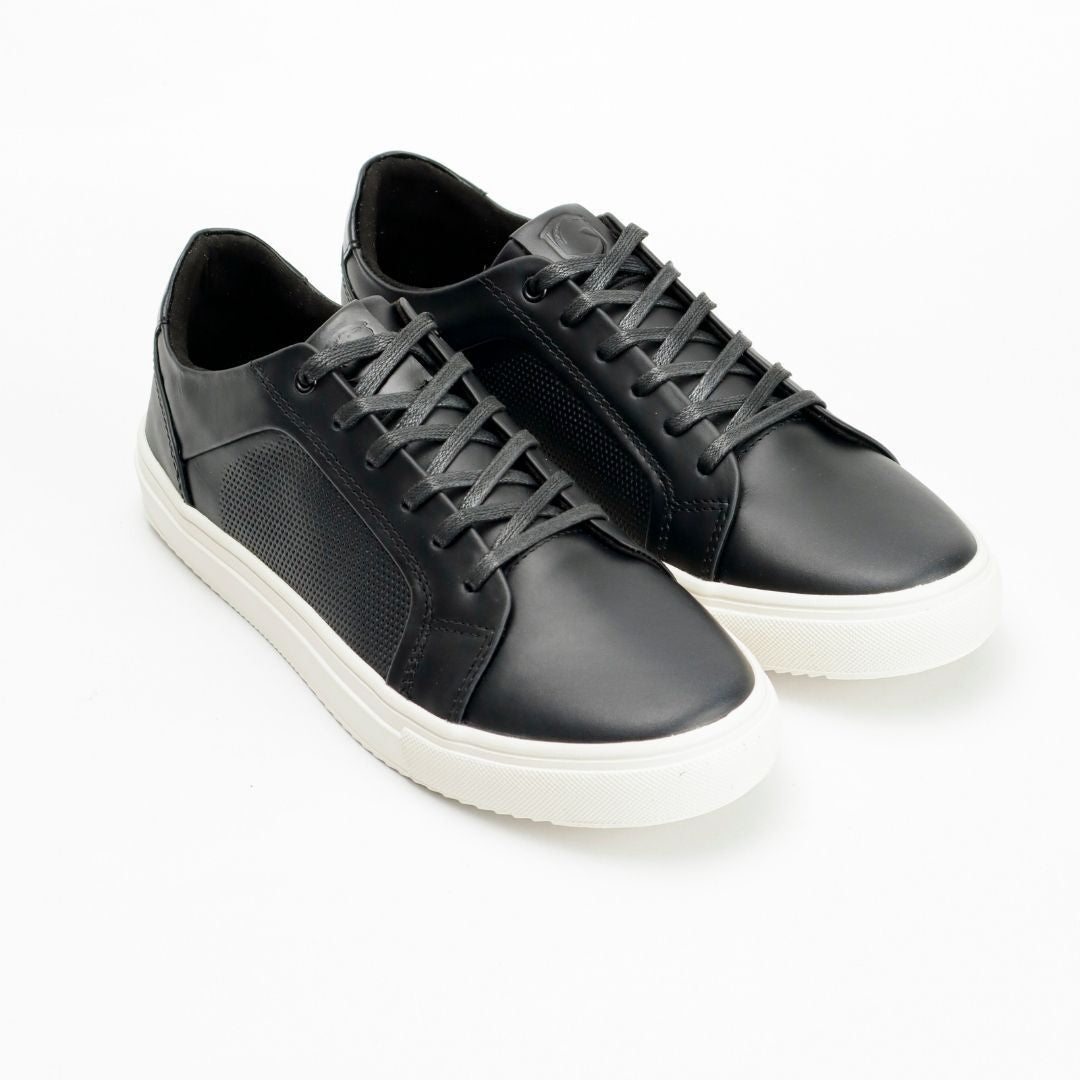 Zapato de Cuero 577 color Negro para Hombre