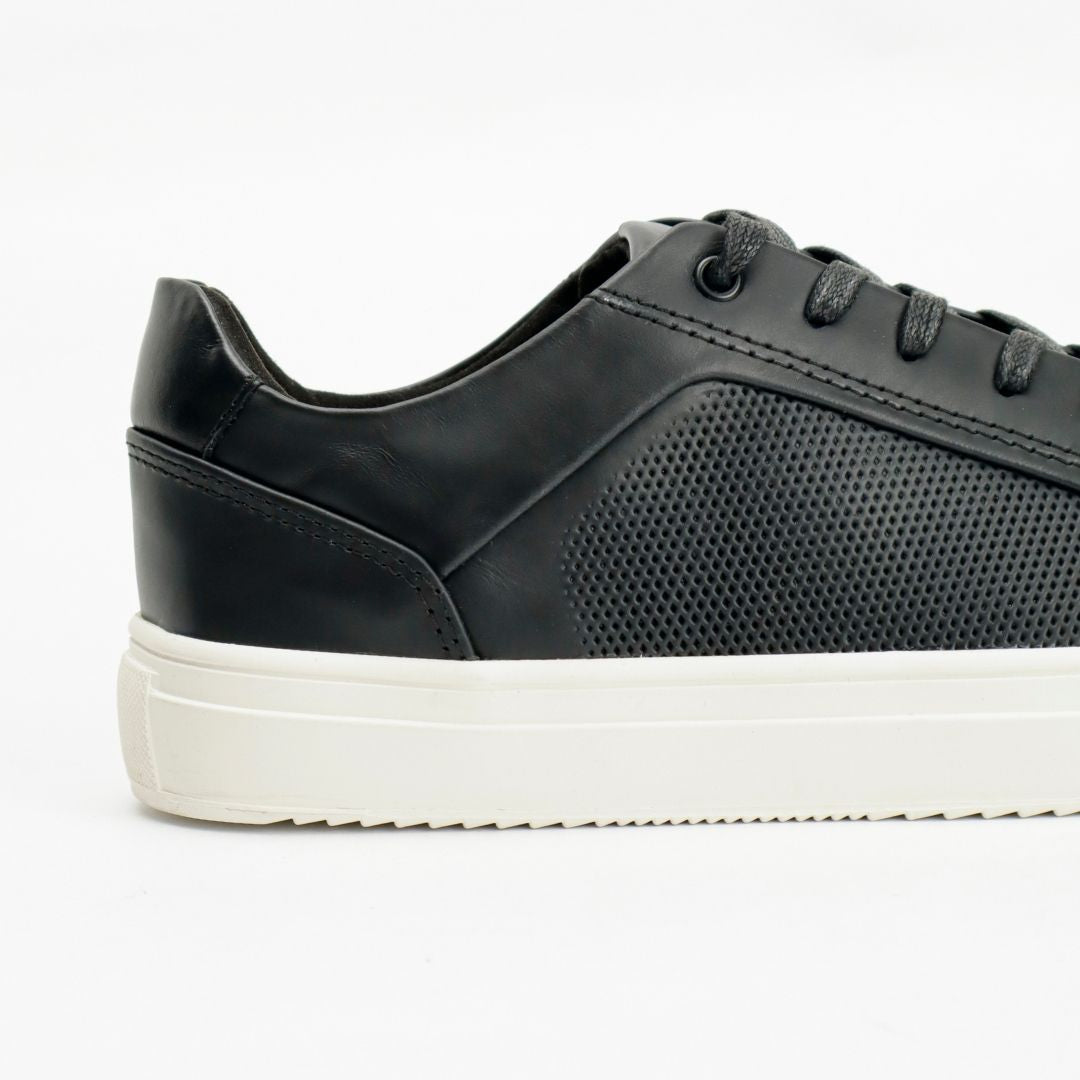 Zapato de Cuero 577 color Negro para Hombre