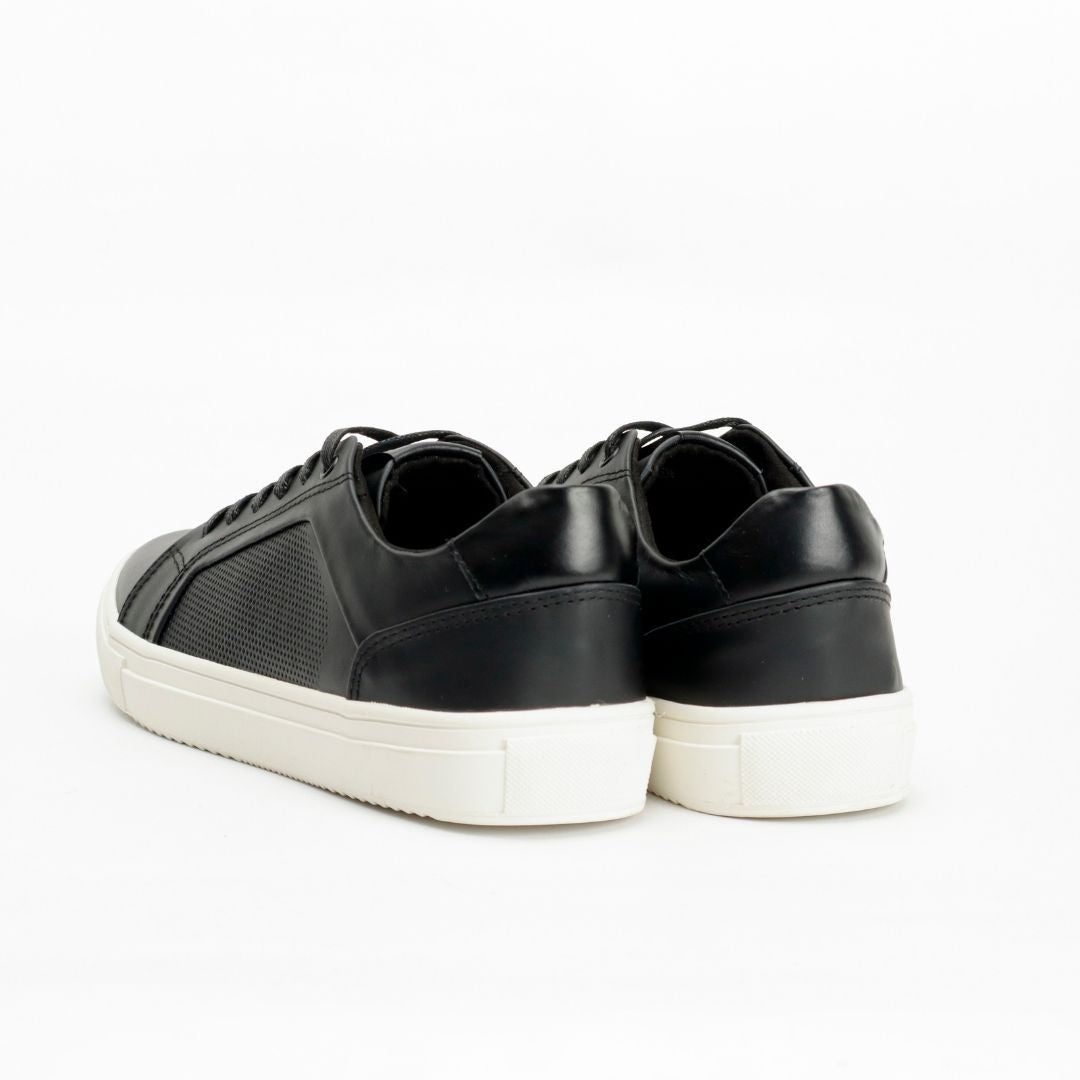 Zapato de Cuero 577 color Negro para Hombre