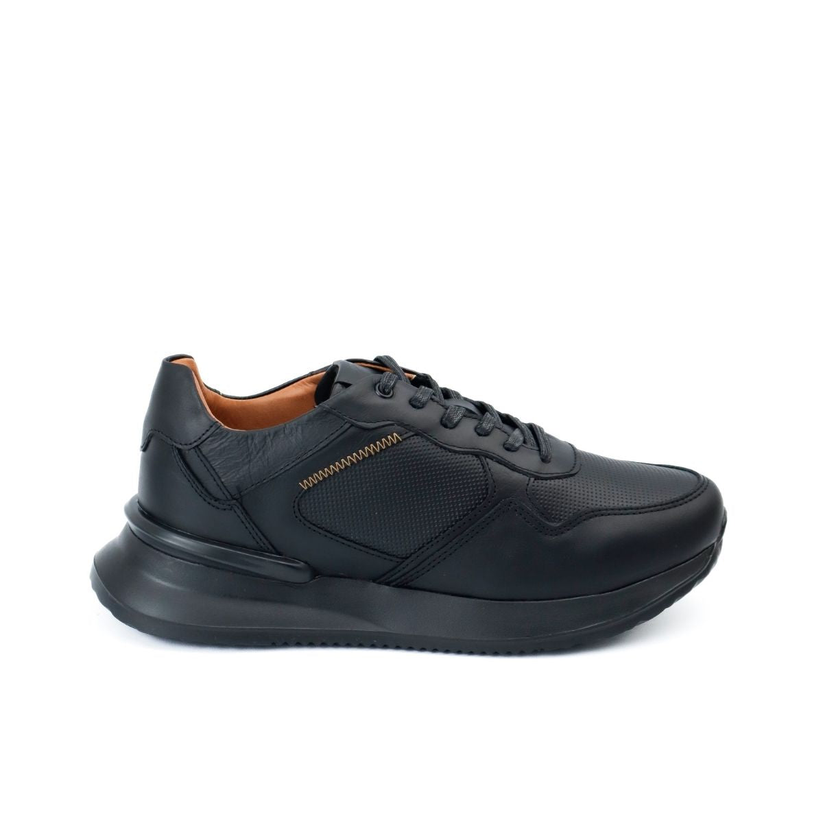 Zapato de Cuero Negro T-004