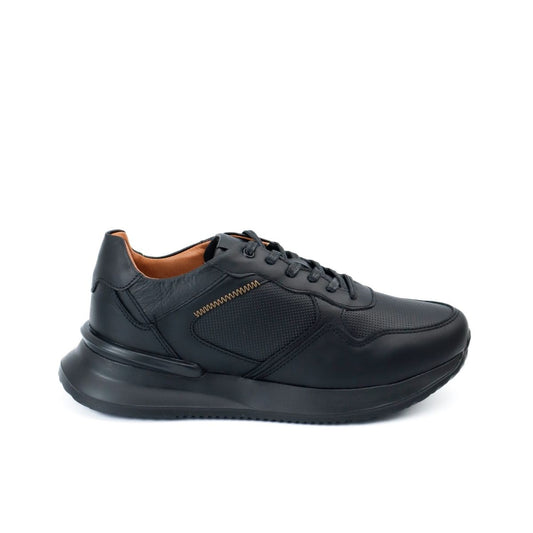 Zapato de Cuero Negro T-004