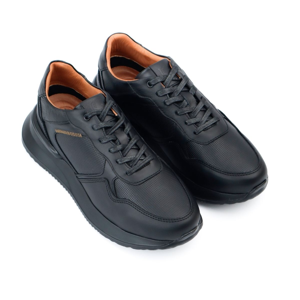 Zapato de Cuero Negro T-004