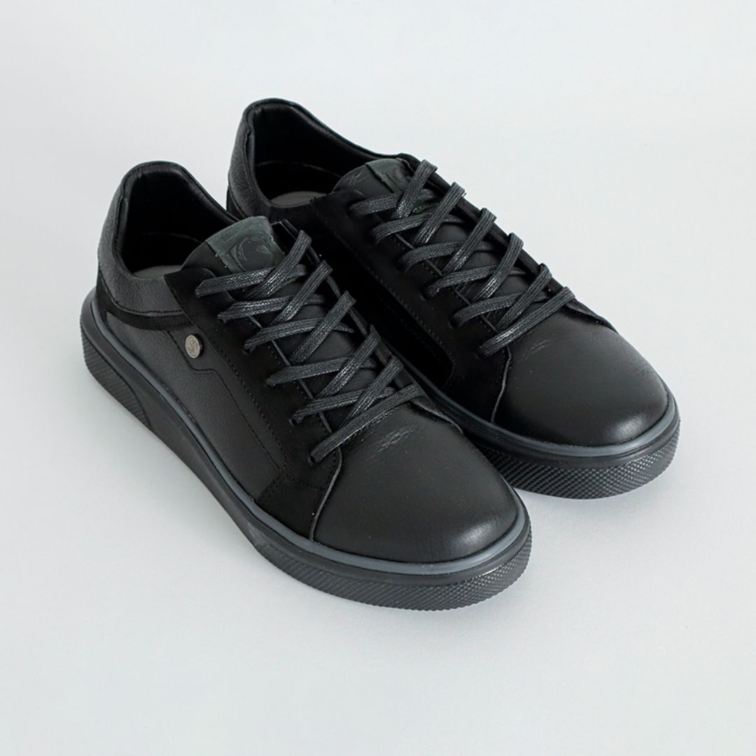 Zapato de Cuero 3208 color Negro para Hombre