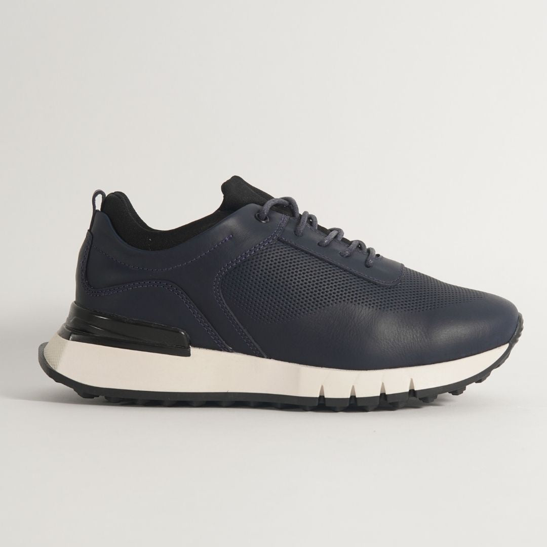 Zapato de Cuero B - 91 color Azul para Hombre