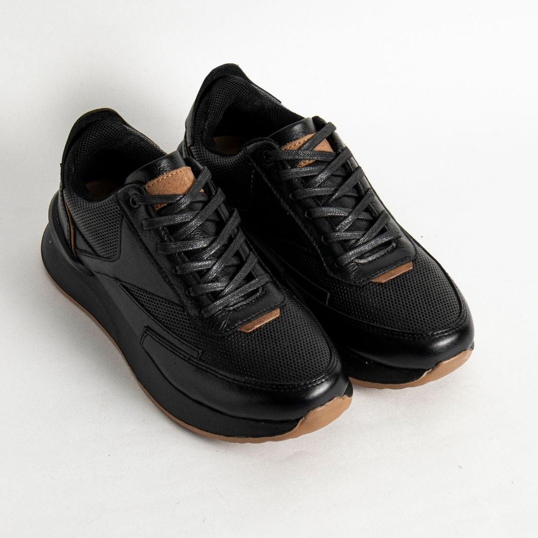 Zapato de Cuero 3223 Negro