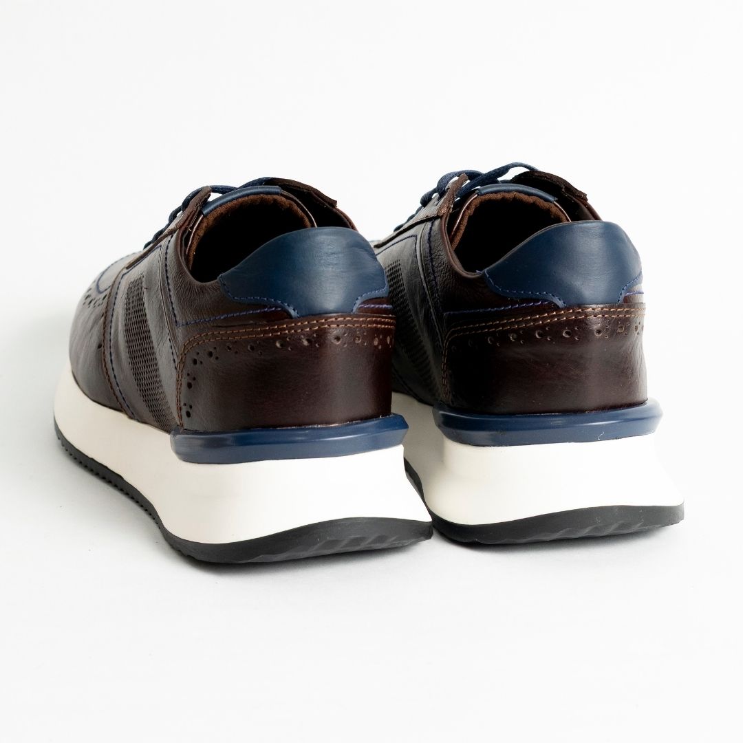 Zapato de Cuero D16 Coñac