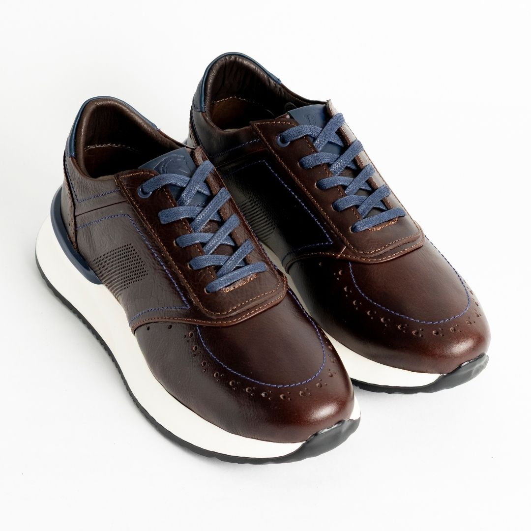 Zapato de Cuero D16 Coñac