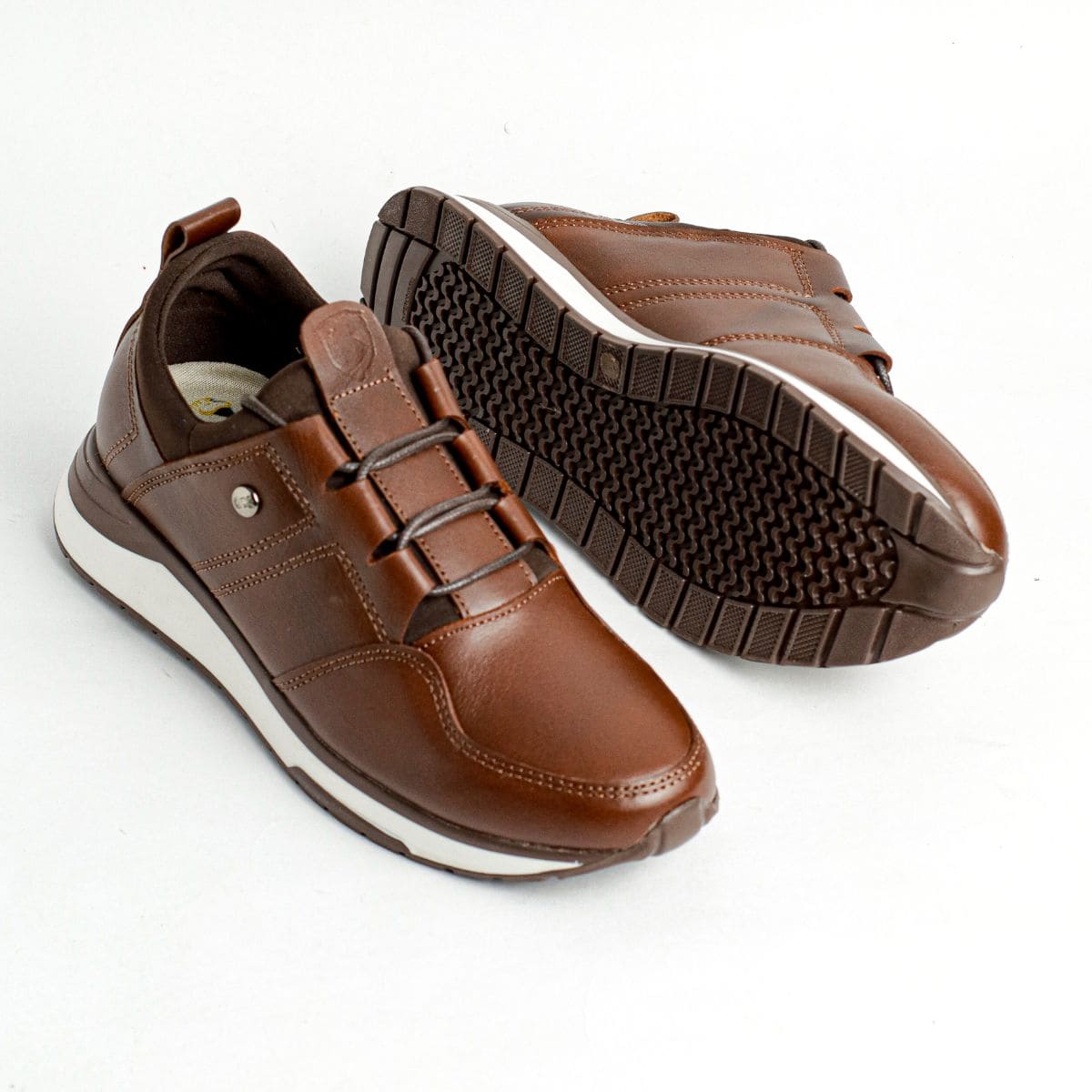 Zapato de Cuero 3123 color Café