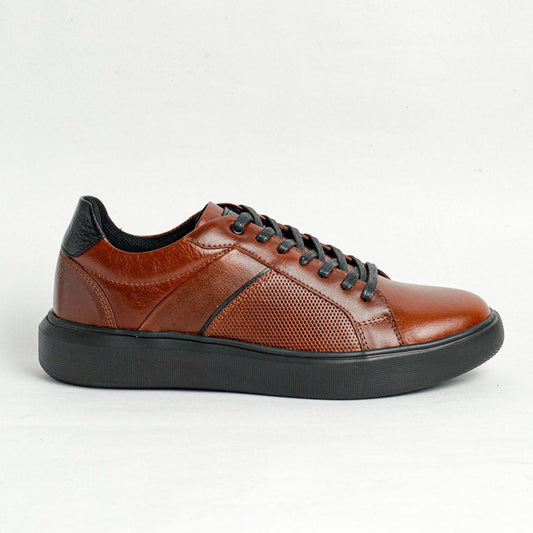 Zapato de Cuero 3220 Color Café Claro