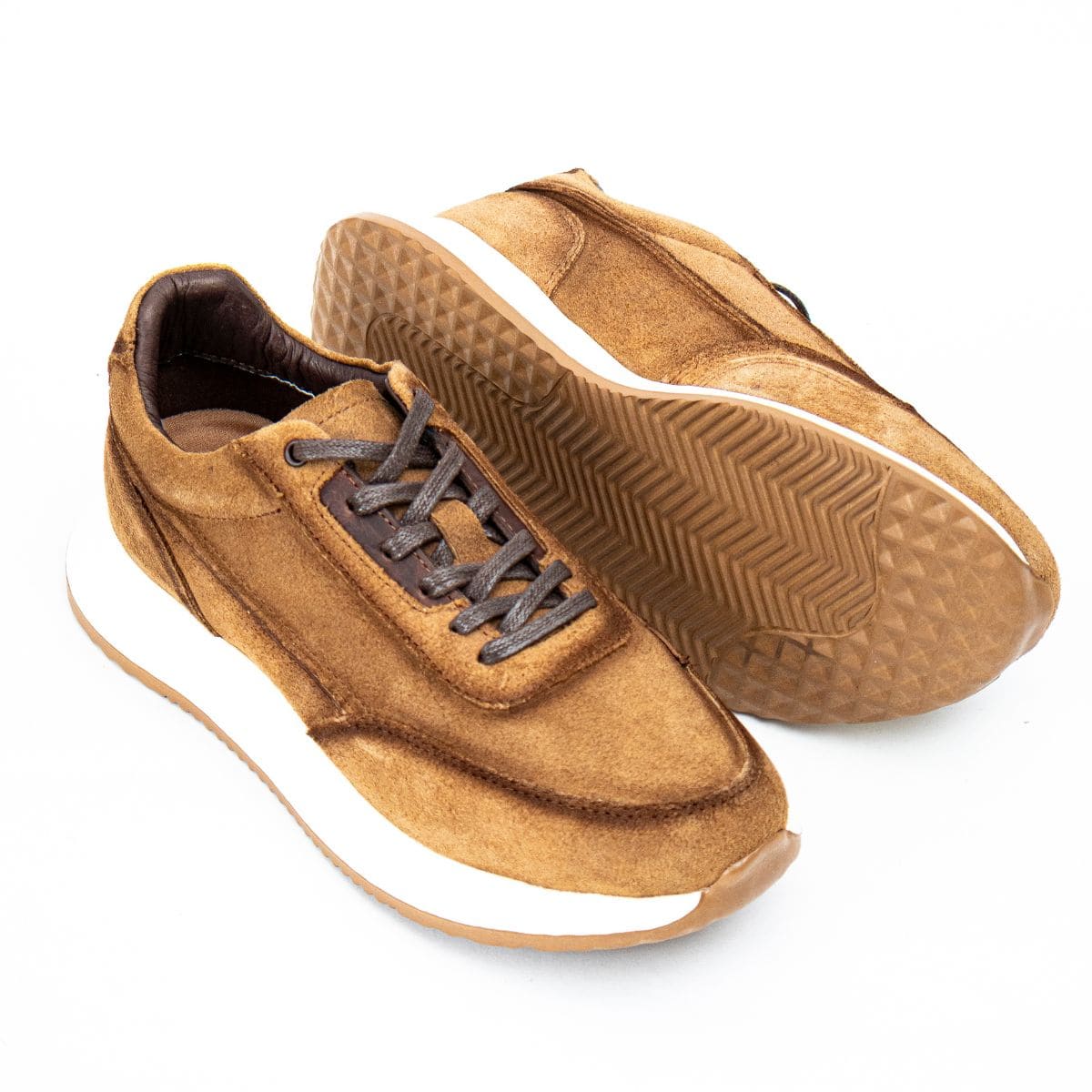 Zapato de Cuero D13 Color Café Claro