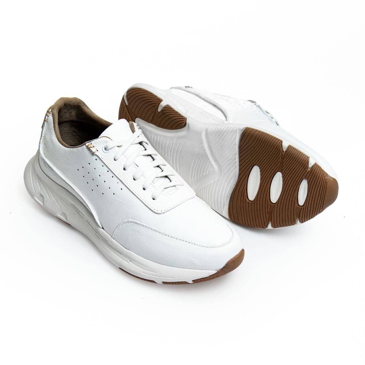 Zapato en Cuero Bucagala Color blanco con Miel