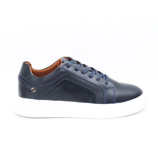 Zapato de Cuero 533 Color Azul Mate