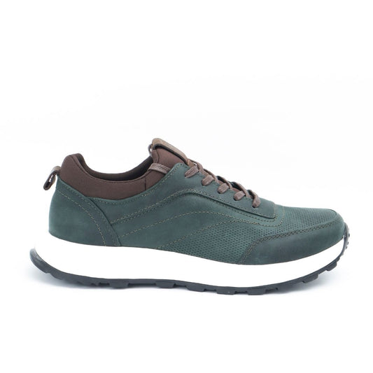 Zapato de Cuero 3050 color Verde para Hombre