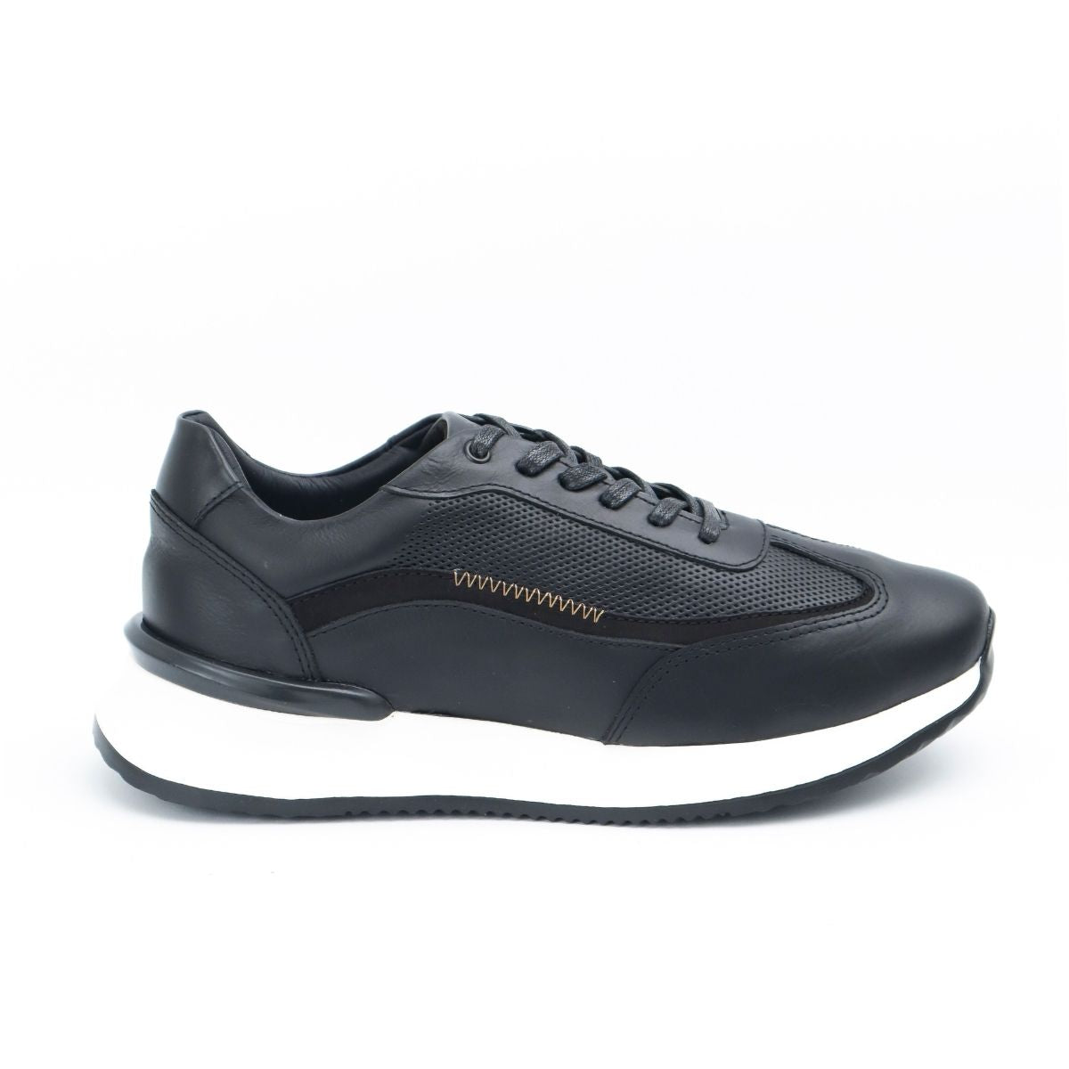 Zapato de Cuero T-008 Color Negro