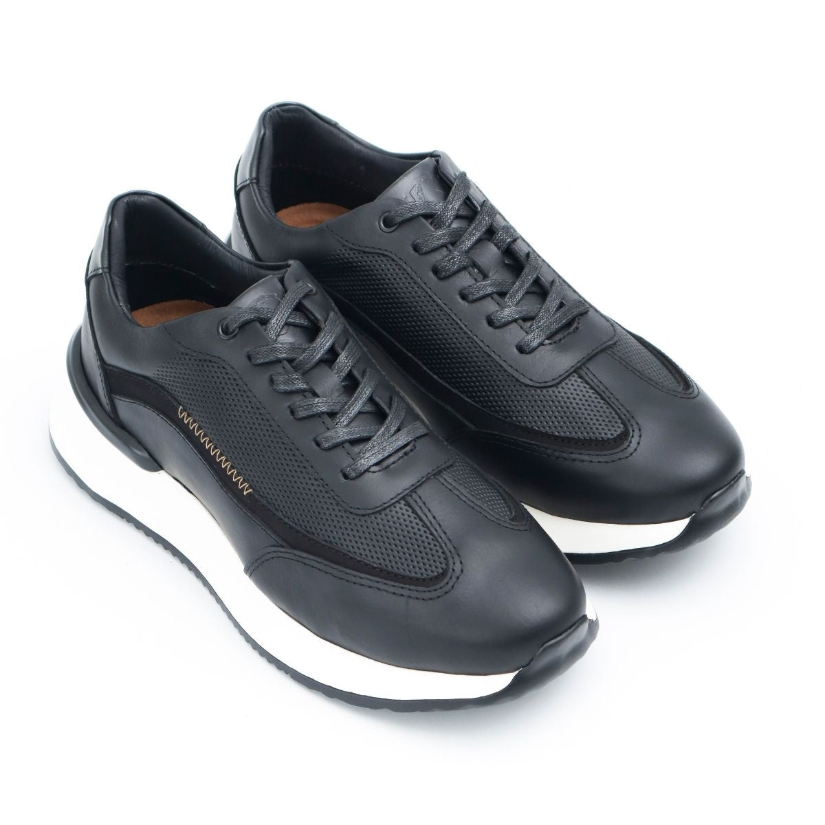 Zapato de Cuero T-008 Color Negro