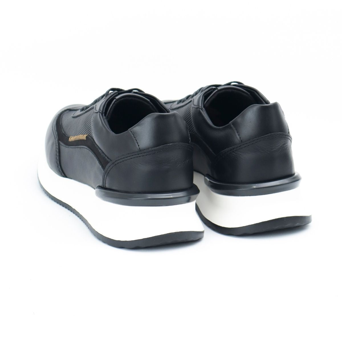 Zapato de Cuero T-008 Color Negro