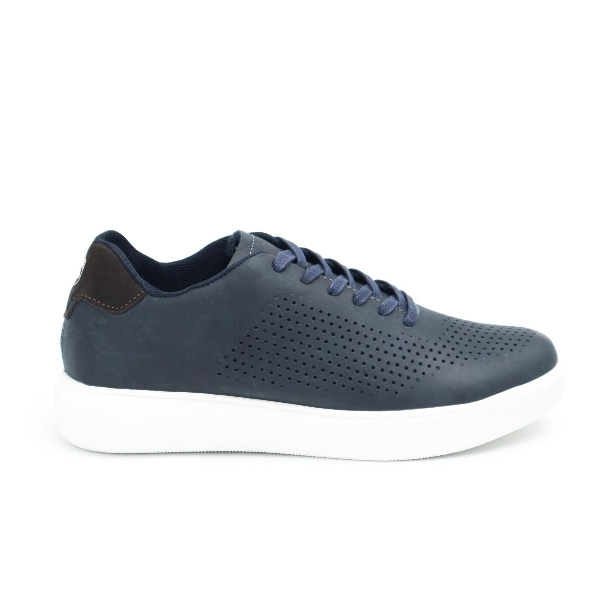 Zapato de Cuero 3202 Color  Azul Mate