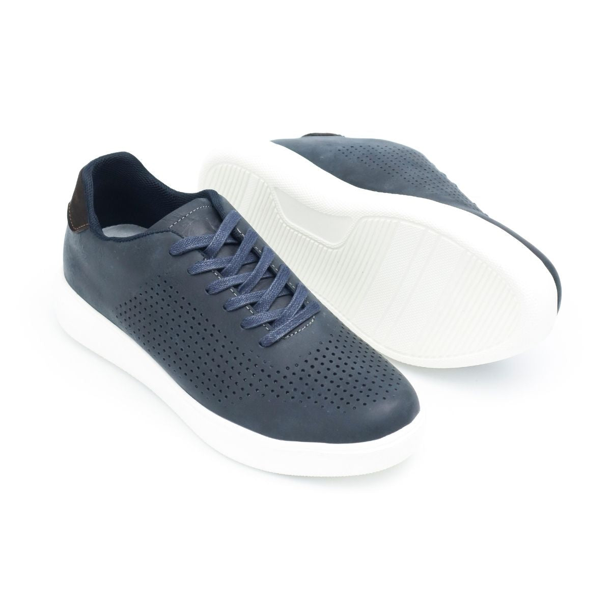 Zapato de Cuero 3202 Color  Azul Mate