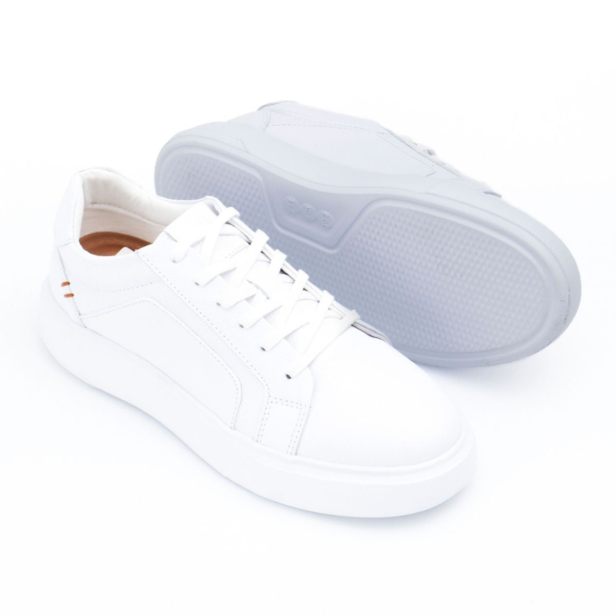 Zapato de Cuero 533 Color Blanco Mate